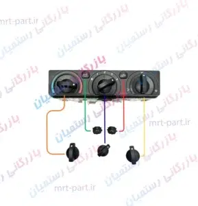 کلید پنل بخاری روتاری باریک